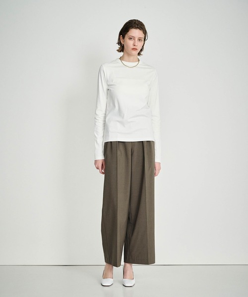 セール】マルチファンクションボトルネックトップス（Tシャツ