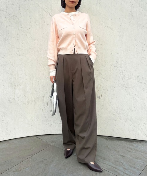 N.O.R.C（ノーク）の「マルチファンクションボトルネックトップス（Tシャツ/カットソー・レディース・オフホワイト/ブラック/チャコール・フリー）」の18枚目の写真