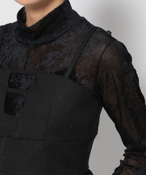 HARE(ハレ)の「イソザイデザインビスチェ(HARE)(ベスト・レディース・ブラック/グレー/ブラック系その他・FREE)」の15枚目の写真