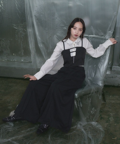 新品未使用　HARE ベロアレースビスチェ HARE（ハレ）の「ベロア＊レースビスチェ(HARE)（ベスト）」 - WEAR
