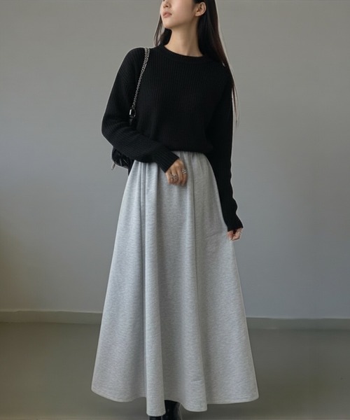 United store(ユナイテッドストア)の「ロングドレープスカート(スカート・レディース・ダークグレー/ブラック/グレー・M/L)」の20枚目の写真