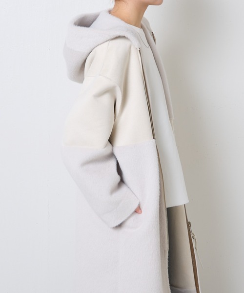 新品　未使用　コラージュ　ガリャルダガランテ　ファー　コート COLLAGE GALLARDAGALANTE（コラージュガリャルダガランテ）の