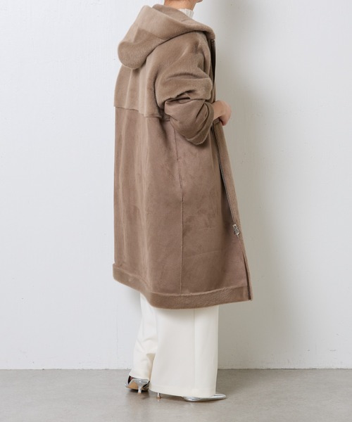 COLLAGE GALLARDAGALANTE（コラージュガリャルダガランテ）の「リバーシブルファーコート（その他アウター・レディース・ブラウン/アイボリー・FREE）」の19枚目の写真