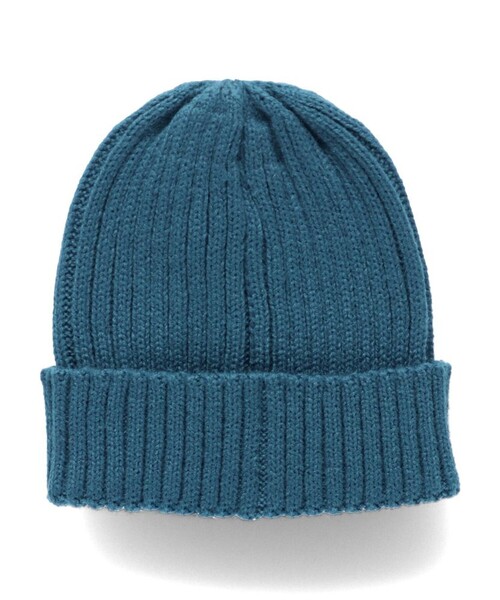 ニットキャップ・ビーニー LE KASHA Midnight blue cashmere beanie hat (MEGEVE0 933) SHORT BEANIE(ONESIZE CHARCOAL GRAY): ニットキャップ｜帽子