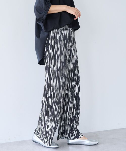 【★日本未入荷★】MAXMARASTUDIO ☆ パンツ AMERIGO リーナ] トリアセテート キャディ セーラー パンツ, black
