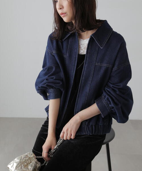 ◇デニムブルゾン（デニムジャケット）｜FREE'S MART（フリーズマート