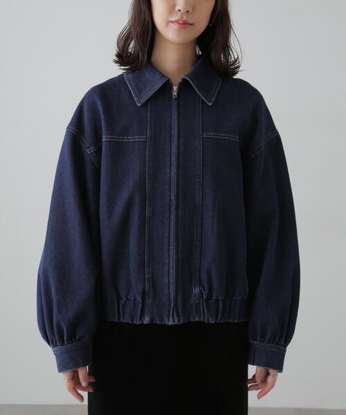 ⭐️プリーツプリーズダメージ加工デニムジャケット極美品⭐️ ⭐️プリーツプリーズダメージ加工デニムジャケット極美品⭐️