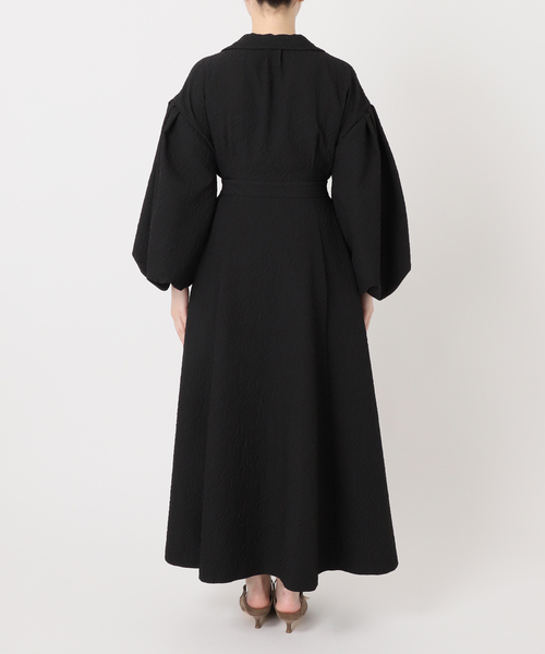 ローブブラン　LAUBE BLANC ジャガードワンピース Belted Jacquard Dress – L'AUBE BLANC
