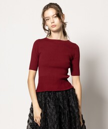 TOCCA - トッカ  半袖 ニット TOCCA - トッカ 半袖 ニットの通販 by はぴぱーるs shop｜トッカ