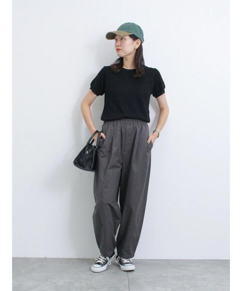 Samansa Mos2 blue（サマンサモスモスブルー）の「ウォッシュドロゴキャップ（ハット・レディース・グリーン/ベージュ/ネイビー・F）」の14枚目の写真