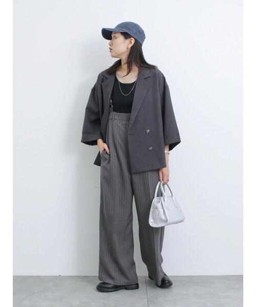 Samansa Mos2 blue（サマンサモスモスブルー）の「ウォッシュドロゴキャップ（ハット・レディース・グリーン/ベージュ/ネイビー・F）」の19枚目の写真