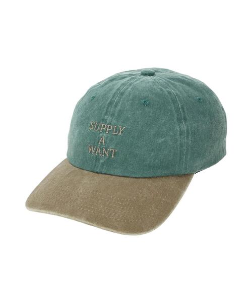 Samansa Mos2 blue（サマンサモスモスブルー）の「ウォッシュドロゴキャップ（ハット・レディース・グリーン/ベージュ/ネイビー・F）」の20枚目の写真