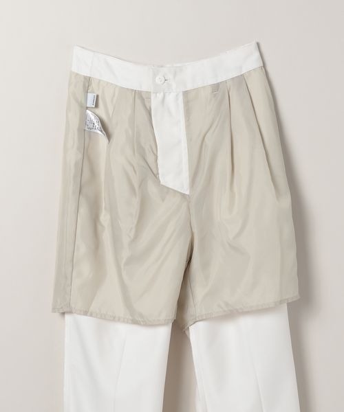 JEANASIS（ジーナシス）の「2タックストレートスラックス/150640（スラックス・レディース・ホワイト/ブラック/ボルドー/イエロー系その他/ブラウン・SMALL/MEDIUM）」の13枚目の写真