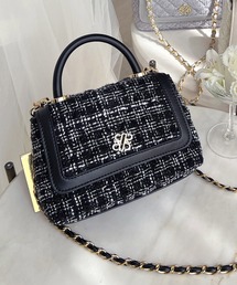 ROYAL PARTY | ツイードキルティングチェーンハンドルBAG(ハンドバッグ)