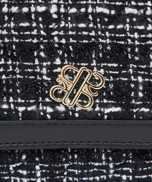 【セール】ツイードキルティングチェーンハンドルBAG（ハンドバッグ）｜ROYAL PARTY（ロイヤルパーティー）