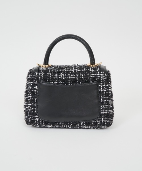 【セール】ツイードキルティングチェーンハンドルBAG（ハンドバッグ）｜ROYAL PARTY（ロイヤルパーティー）