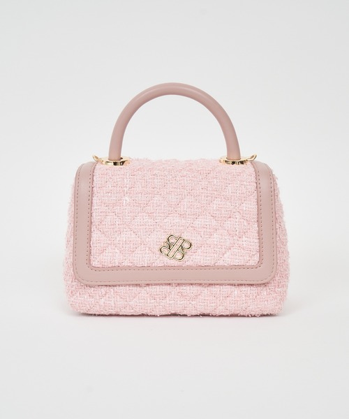 【セール】ツイードキルティングチェーンハンドルBAG（ハンドバッグ）｜ROYAL PARTY（ロイヤルパーティー）