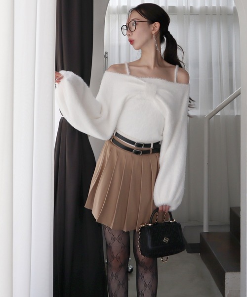 【セール】ツイードキルティングチェーンハンドルBAG（ハンドバッグ）｜ROYAL PARTY（ロイヤルパーティー）