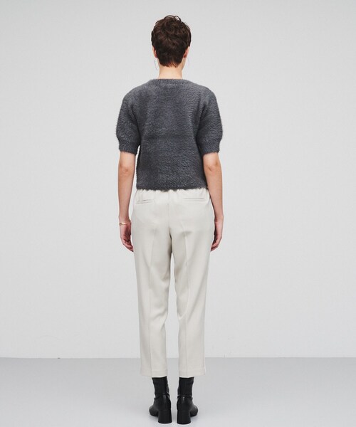 cloenc（クロエンス）の「◆【春セール／手洗い可】ハーフスリーブ シャギーニットプルオーバー（ニット/セーター・レディース・ピンク/チャコールグレー/ブラック・02）」の11枚目の写真