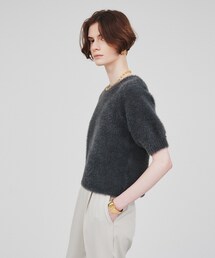 cloenc | ボリュームスリーブフェザープルオーバー(ニット/セーター)