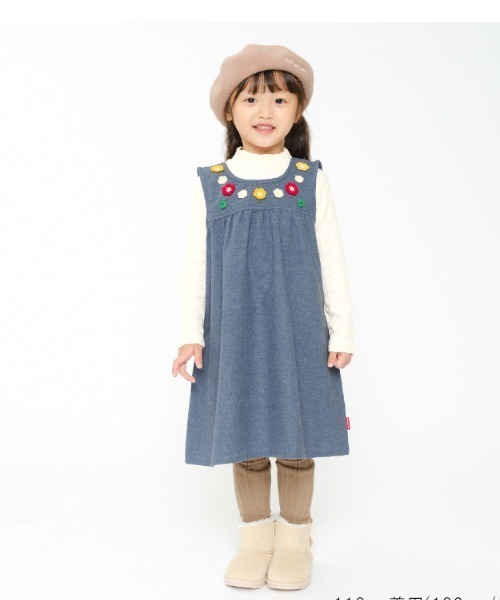 Moujonjon（ムージョンジョン）の「ハイネックTシャツ（Tシャツ/カットソー・キッズ・グレー/オフホワイト/ブラック・110/100/90/80/140/130/120）」の9枚目の写真