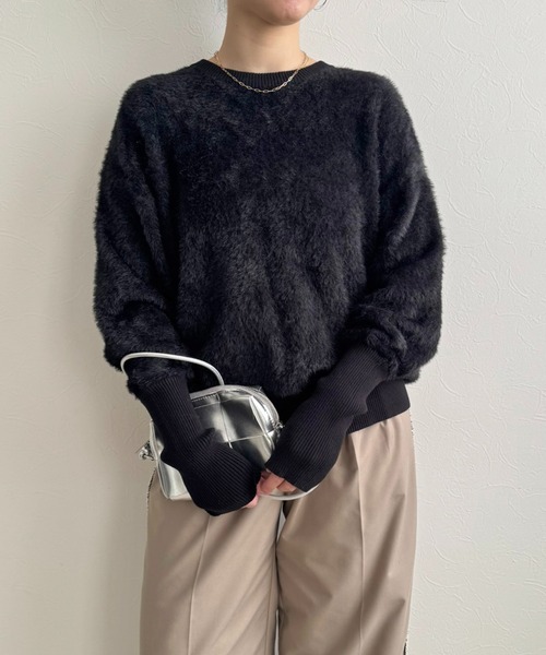 カラーフェザーニットトップス LHELBIE│Eimee Law & LHELBIE 公式