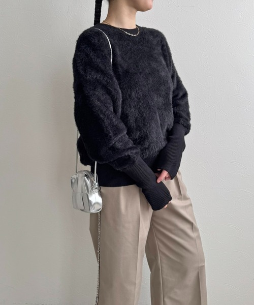 カラーフェザーニットトップス LHELBIE│Eimee Law & LHELBIE 公式