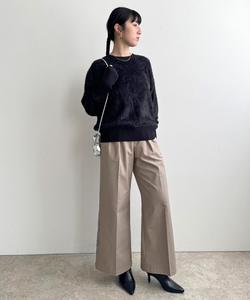 LHELBIE（レルビエ）の「カラーフェザーニットトップス（ニット/セーター・レディース・オレンジ/ブルー/ブラック/イエロー系その他/イエロー・M）」の22枚目の写真