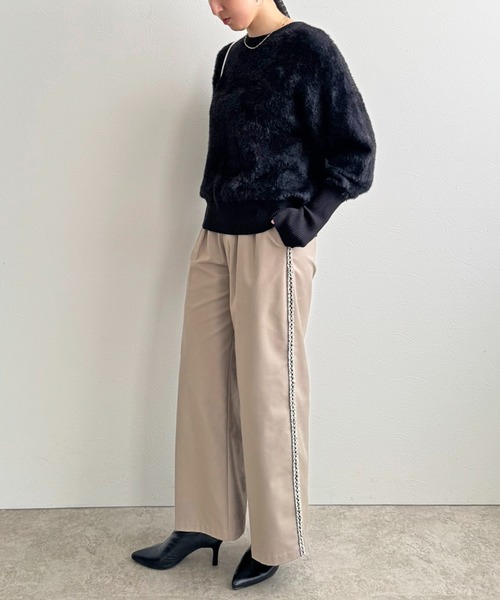 LHELBIE（レルビエ）の「カラーフェザーニットトップス（ニット/セーター・レディース・オレンジ/ブルー/ブラック/イエロー系その他/イエロー・M）」の20枚目の写真