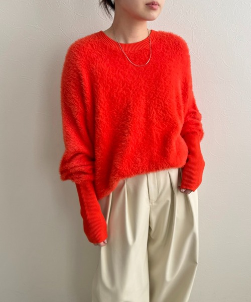 moose's knit blouson イエロー♡ moose's knit blouson