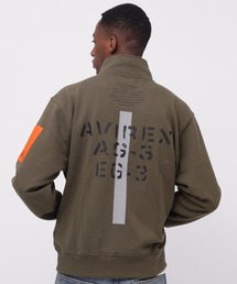 AVIREX(ABbNX)́sWEB&DEPOTtREMODEL DESIGN STAND ZIP SWEAT / f fUC X^hWbv XEFbg / AVIREX /ABbNX(XEFbg)