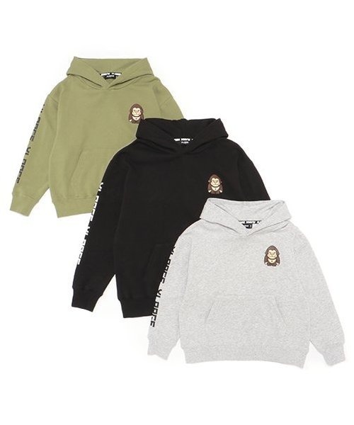 【セール】ファニーゴリラパーカー（パーカー）｜XLARGE KIDS（エクストララージキッズ）