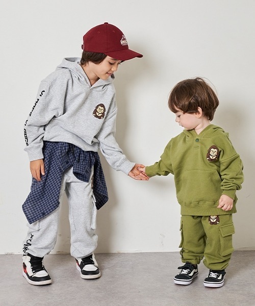 【セール】ファニーゴリラパーカー（パーカー）｜XLARGE KIDS（エクストララージキッズ）