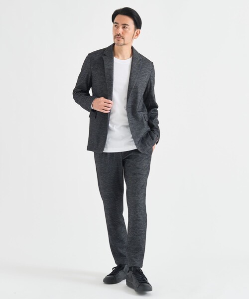 THE TOKYO(ザトウキョウ)の「Washable Tweedy Jersey Tapered Pants(スラックス・メンズ・ダークグレー・46/44/48)」の12枚目の写真