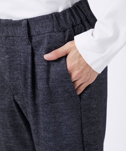 THE TOKYO(ザトウキョウ)の「Washable Tweedy Jersey Tapered Pants(スラックス・メンズ・ダークグレー・46/44/48)」の5枚目の写真