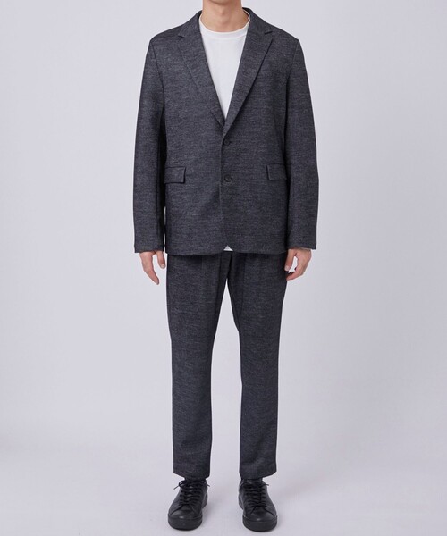 THE TOKYO(ザトウキョウ)の「Washable Tweedy Jersey Tapered Pants(スラックス・メンズ・ダークグレー・46/44/48)」の2枚目の写真
