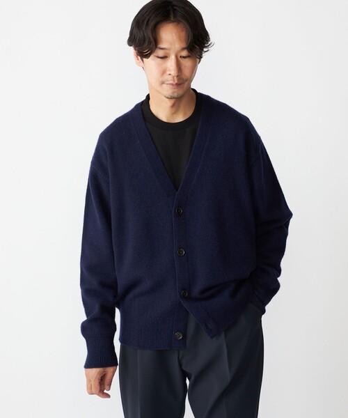 SHIPS（シップス）の「SHIPS:〈手洗い可能〉ソフト ウール Vネック ニット カーディガン（アンサンブル対応）（カーディガン/ボレロ・メンズ・ライトブルー/ベージュ/ネイビー・SMALL/MEDIUM/LARGE/X-LARGE）」の17枚目の写真