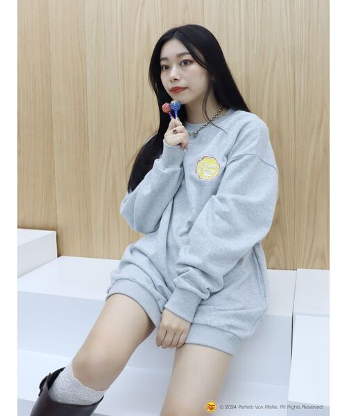 EVRIS（エヴリス）の「【EVRIS×Chupa Chups】ワンポイントトレーナー（Tシャツ/カットソー・レディース・グレー/ブラック/レッド・FREE）」の18枚目の写真