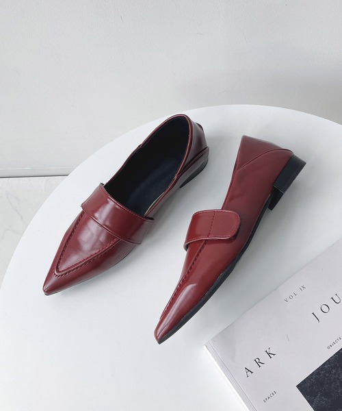 AS KNOW AS plus（アズノゥアズプラス）の「ポインテッドトゥ ローファー（ローファー・レディース・レッド/ブラウン/ブラック・L/M）」の21枚目の写真