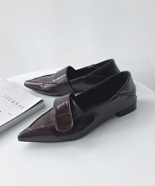 ポインテッドトゥ ローファー（ローファー）｜AS KNOW AS plus