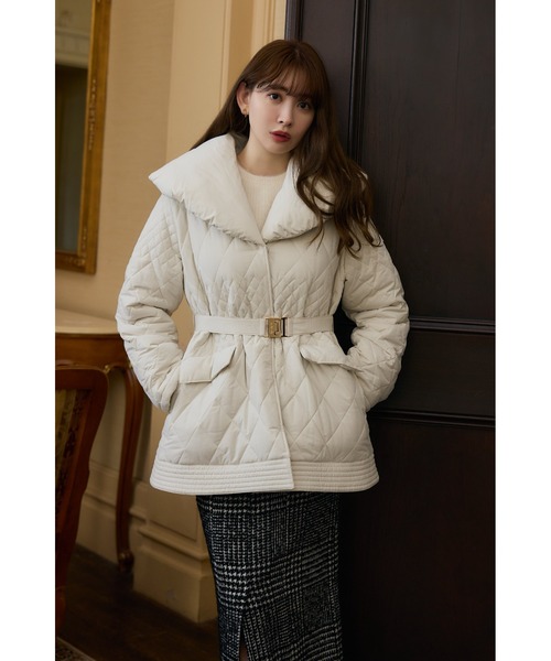 Madison Quilted Short Coat Herlipto ダウン セール】Madison Quilted Short Coat（ダウンジャケット/コート）｜Her