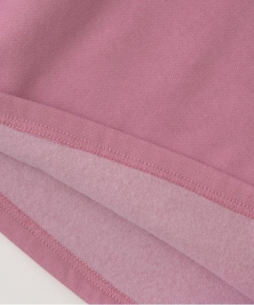 Lycee mine（リセマイン）の「【毛玉バイバイ裏起毛裏毛】ハート刺しゅうボリュームスリーブスウェット（スウェット・キッズ・ライトベージュ/ブルーグレー/フューシャピンク/チャコールグレー/ブラウン/レッド/ライトグリーン/オートミール・130cm/140cm/150cm/100cm/110cm/120cm）」の14枚目の写真