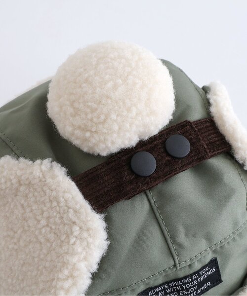 BREEZE（ブリーズ）の「フライトキルトベビーキャップ（その他ベビー用品・キッズ・カーキ/ベージュ・46/48）」の15枚目の写真