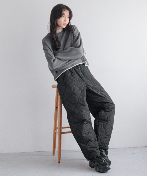 LOWRYS FARM(ローリーズファーム)の「2WAYハイショクニットPOLS 151711(ニット/セーター・レディース・ブルー/ブラック/アイボリー・FREE)」の7枚目の写真