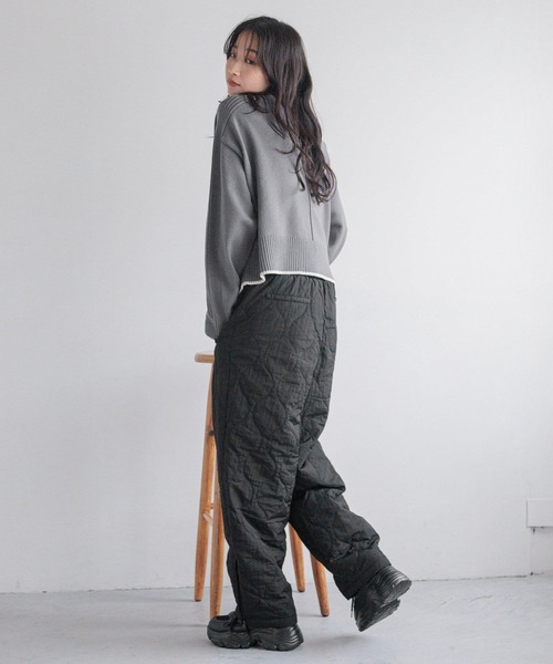 LOWRYS FARM(ローリーズファーム)の「2WAYハイショクニットPOLS 151711(ニット/セーター・レディース・ブルー/ブラック/アイボリー・FREE)」の9枚目の写真