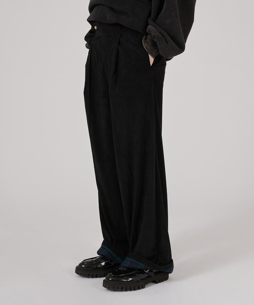 TUCK WIDE GURKHA CORDUROY PANTS / タックワイドグルカコーデュロイ