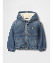 babyGap 裏ボア フード付き デニムジャケット