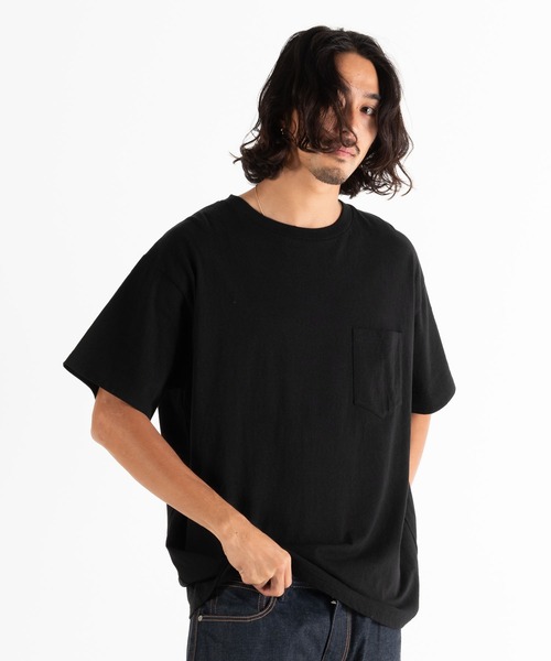 BEDWIN & THE HEARTBREAKERS（ベドウィン アンド ザ ハートブレイカーズ）の「VELVA SHEEN Ex.S/S POCKET TEE "PIERCE"（Tシャツ/カットソー・メンズ・ホワイト/ブラック・LARGE）」の2枚目の写真