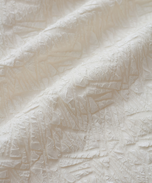 VIS(ビス)の「【洗える】ふくれジャガードシャーリングスカート(スカート・レディース・オフホワイト/ネイビー・FREE)」の14枚目の写真