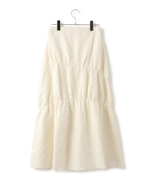 VIS(ビス)の「【洗える】ふくれジャガードシャーリングスカート(スカート・レディース・オフホワイト/ネイビー・FREE)」の16枚目の写真